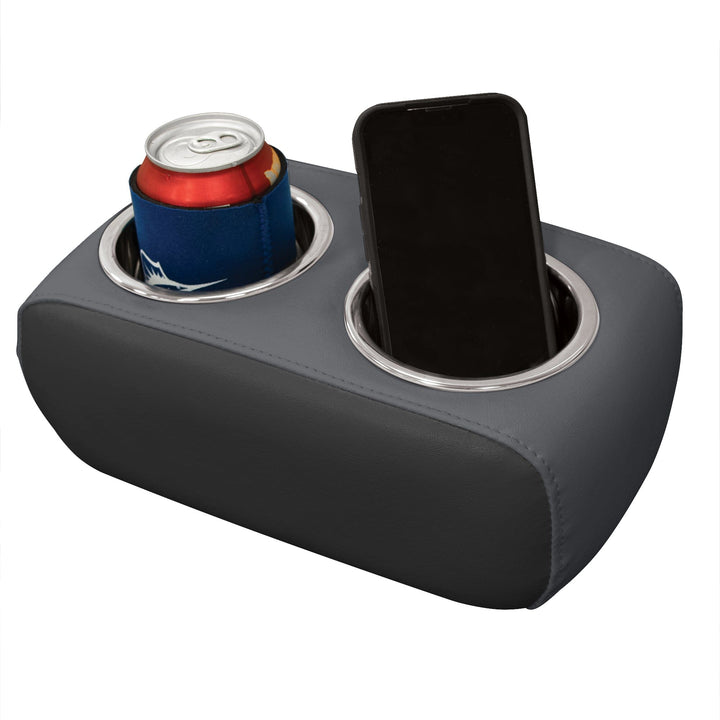Wise 3059 Portable Stainless Double Drink Holder | Dark Mode Premier Pontoon Boatseats
