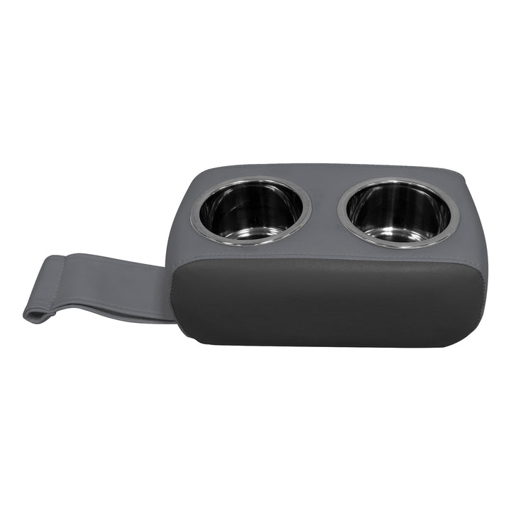 Wise 3059 Portable Stainless Double Drink Holder | Dark Mode Premier Pontoon Boatseats
