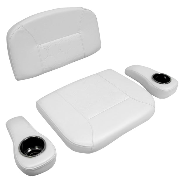 Springfield Marine 1045028 Off White Seat Cushions for Yachtsman II 17 H x 21.5 W x 16 D Molded Seat