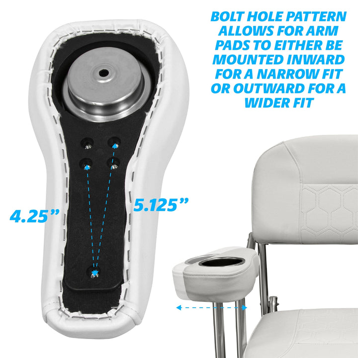 Wise 3367 Premium Folding Deck Chair - Replacement Cushion Set | Fits Wise 3316/3319 Deck Chairs Offshore Seating Wise Accessory