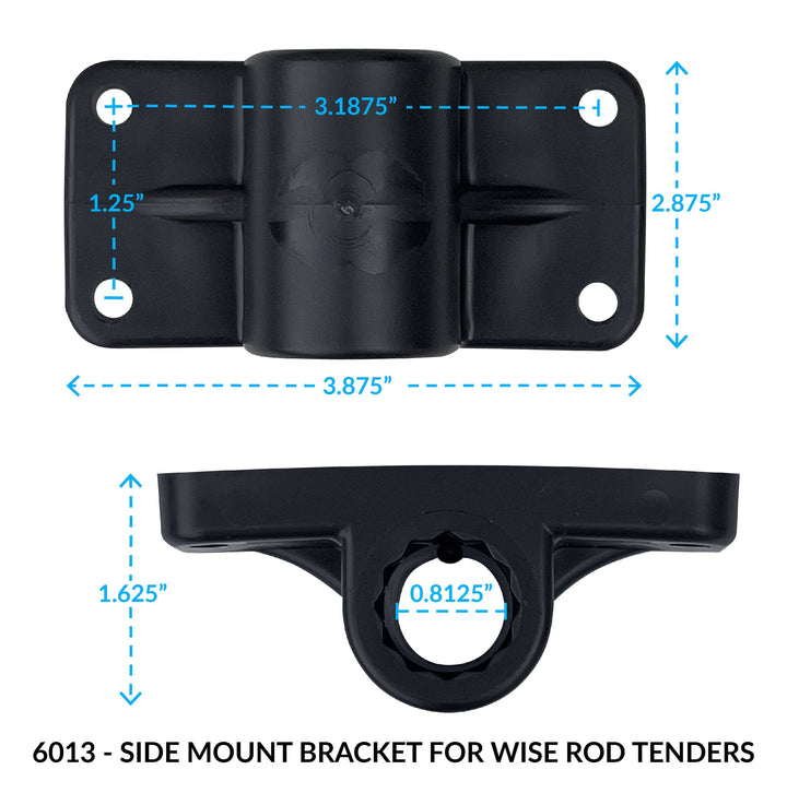 Wise 6023 Wise Rod Tender w/ Side Mount - Single Pack Accessories Boatseats