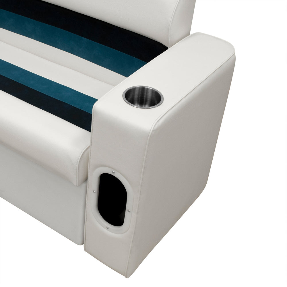 Wise 8WD110 Deluxe Series Pontoon Left Radius Arm Rest Deluxe Pontoon Boatseats
