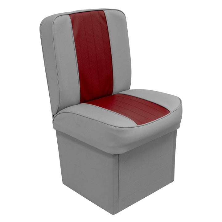 Wise 8WD1414P Deluxe Series Jump Seat Jump / Lounge Boatseats Grey • Red