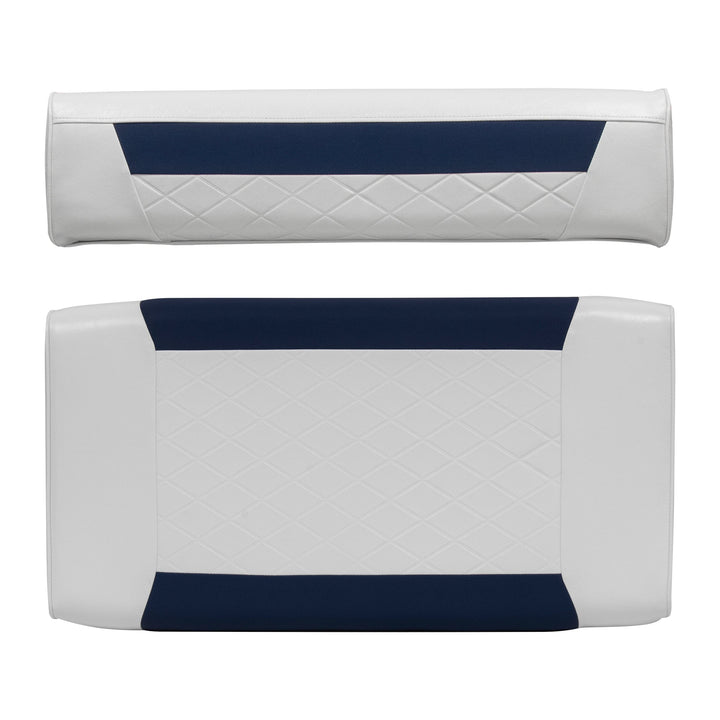 Wise 8WD156-BS 70 Qt / 62 Qt Swingback Cooler Back Rest & Seat Cushion Set Offshore Seating Boatseats