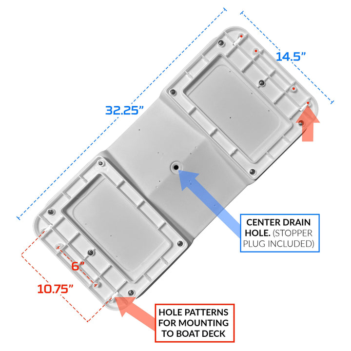 Wise 8WD156 Offshore 70 Qt Swingback Cooler Seat Offshore Seating Boatseats