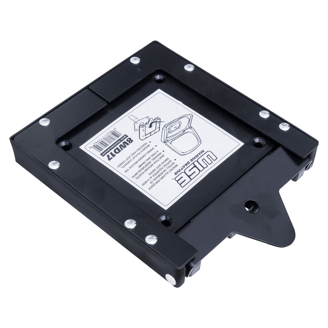 Wise 8WD17 Quick Disconnect Bracket for Boat Seat Swivel Hardware Boatseats Fits 6" Swivel