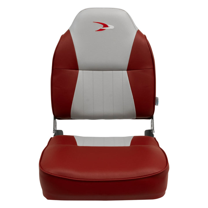 Wise 8WD640PLS Lund Style High Back Fishing Seat Fold Down WiseMarine