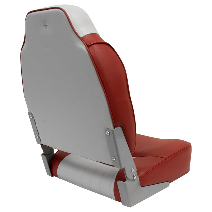 Wise 8WD640PLS Lund Style High Back Fishing Seat Fold Down WiseMarine