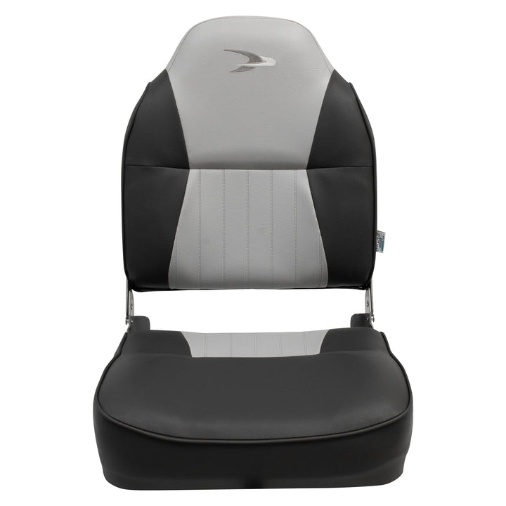 Wise 8WD640PLS Lund Style High Back Fishing Seat Fold Down WiseMarine