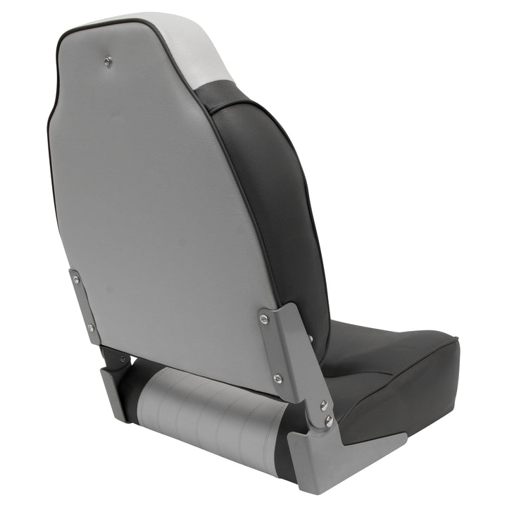 Wise 8WD640PLS Lund Style High Back Fishing Seat Fold Down WiseMarine