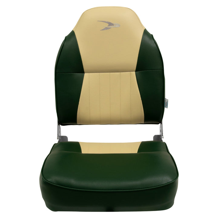 Wise 8WD640PLS Lund Style High Back Fishing Seat Fold Down WiseMarine