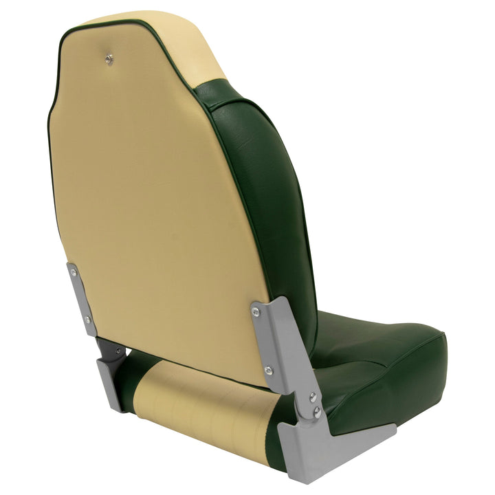 Wise 8WD640PLS Lund Style High Back Fishing Seat Fold Down WiseMarine
