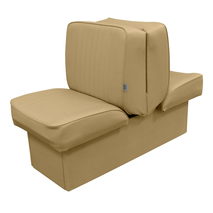 Wise 8WD707P-1 Deluxe Series Back to Back Lounge Seat | Closeout Colors Closeout Boatseats Sand