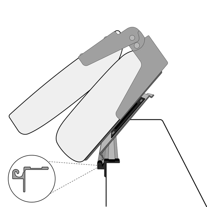 Wise 8WD70 Sure Mount Tilt and Slide 15" Bracket Kit Hardware Wise Hardware