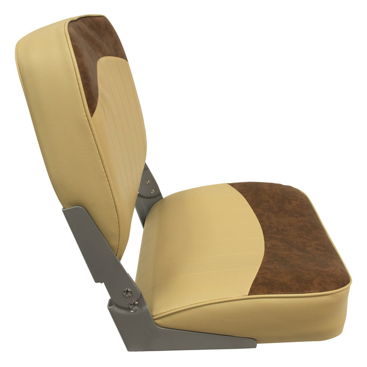 Wise 8WD734PLS Economy Low Back Fishing Seat Fold Down WiseMarine