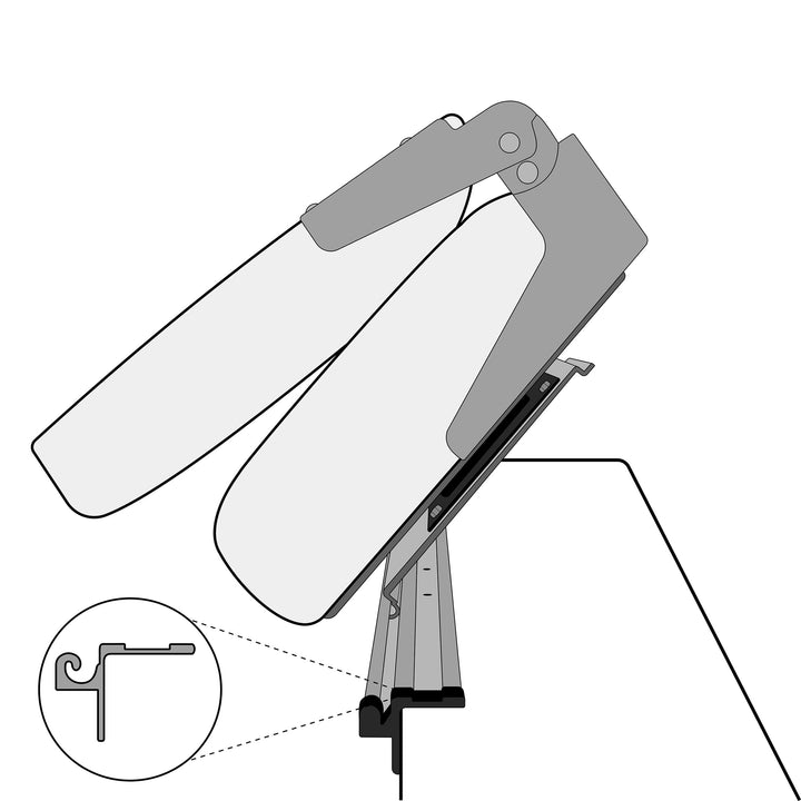 Wise 8WD73 Sure Mount Tilt and Slide 33" Bracket Kit Hardware Wise Hardware
