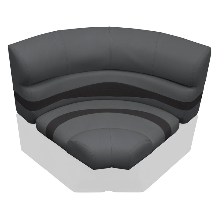 Wise BM11002 Premier Pontoon 32" Bow Radius Corner Cushion Set Premier Cushion Sets Boatseats