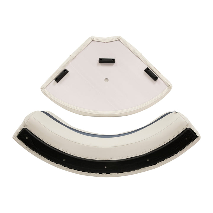 Wise BM11002-2 Premier Pontoon 32" Bow Radius Corner Cushion Set Premier Cushion Sets Wise Pontoon