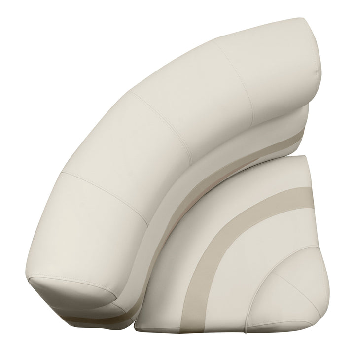 Wise BM11028-2 Premier Pontoon 28" Radius Corner Cushion Set Premier Cushion Sets Wise Pontoon