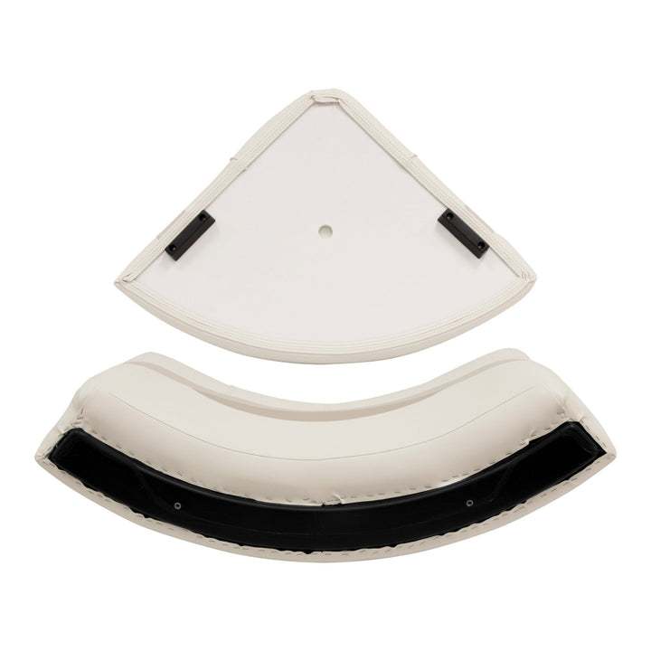 Wise BM11028-2 Premier Pontoon 28" Radius Corner Cushion Set Premier Cushion Sets Wise Pontoon