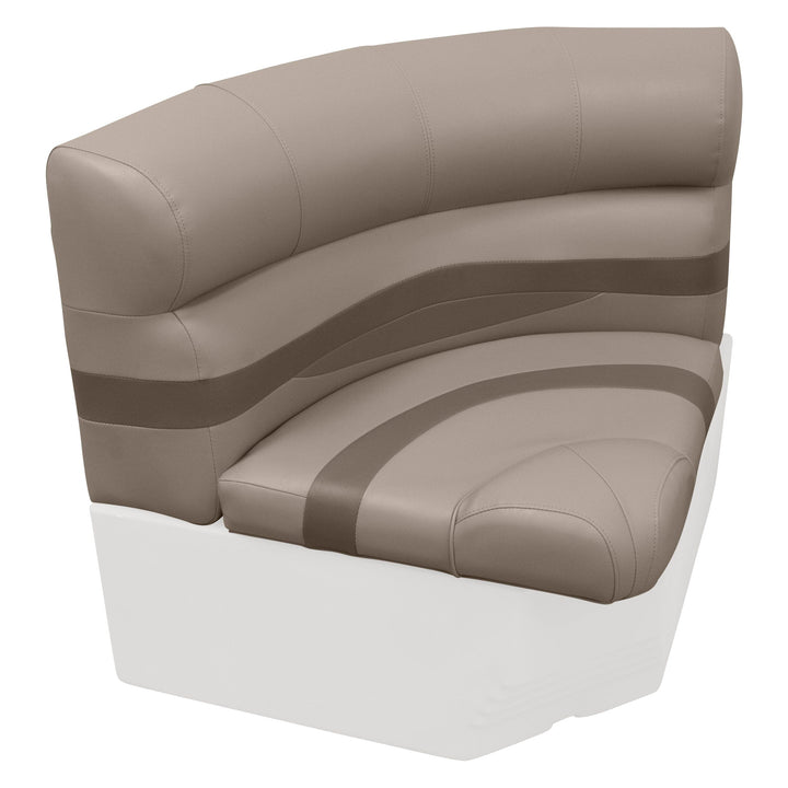 Wise BM11028-2 Premier Pontoon 28" Radius Corner Cushion Set Premier Cushion Sets Wise Pontoon