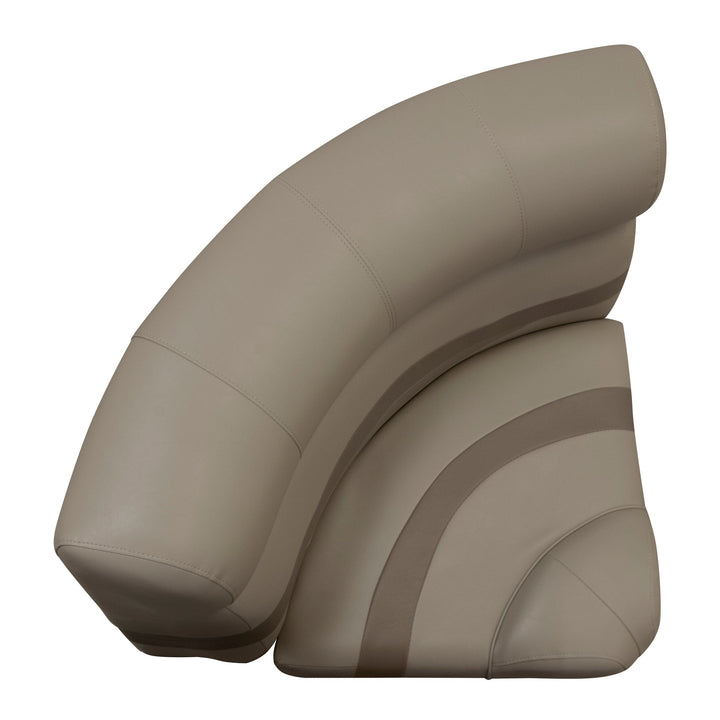 Wise BM11028-2 Premier Pontoon 28" Radius Corner Cushion Set Premier Cushion Sets Wise Pontoon