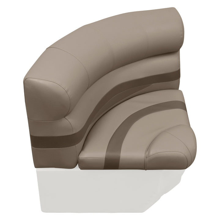 Wise BM11028-2 Premier Pontoon 28" Radius Corner Cushion Set Premier Cushion Sets Wise Pontoon