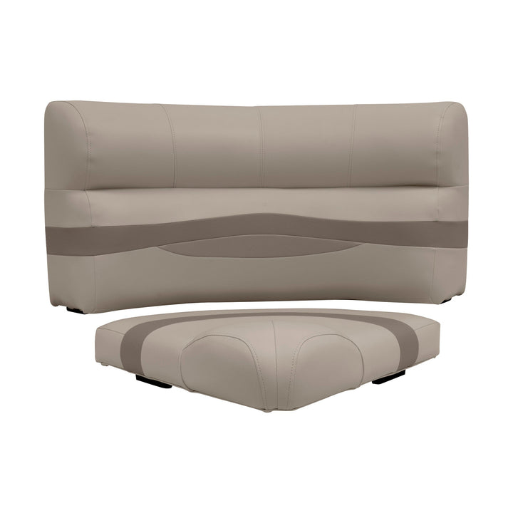 Wise BM11028-2 Premier Pontoon 28" Radius Corner Cushion Set Premier Cushion Sets Wise Pontoon