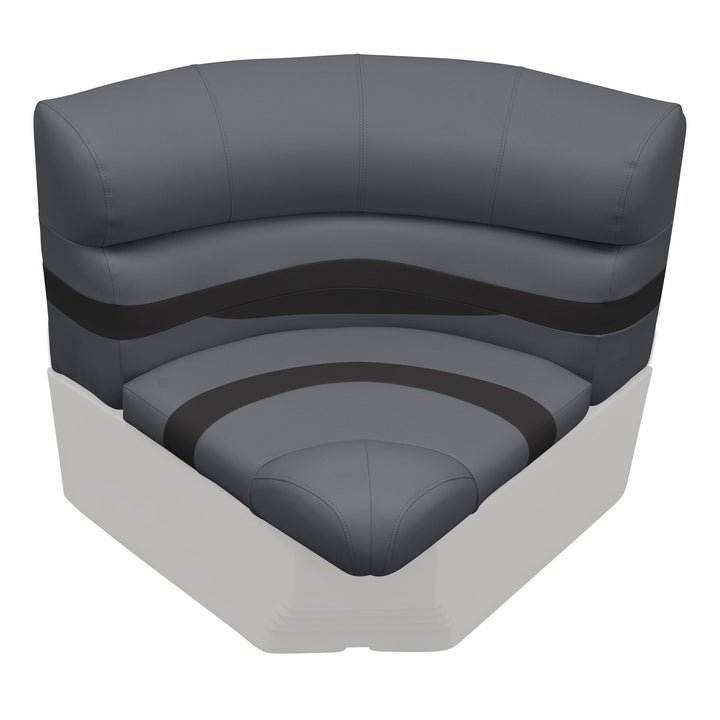 Wise BM11028 Premier Pontoon 28" Radius Corner Cushion Set Premier Cushion Sets Boatseats