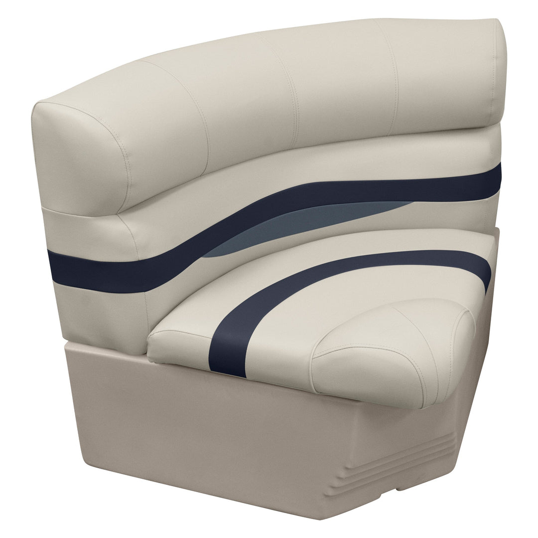 Wise BM11028 Premier Pontoon 28" Radius Corner & Base Premier Pontoon WisePontoon Platinum • Spectra Navy • Cobalt