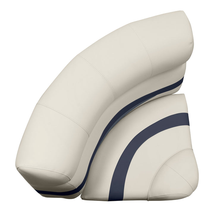 Wise BM11028-2 Premier Pontoon 28" Radius Corner Cushion Set Premier Cushion Sets Wise Pontoon