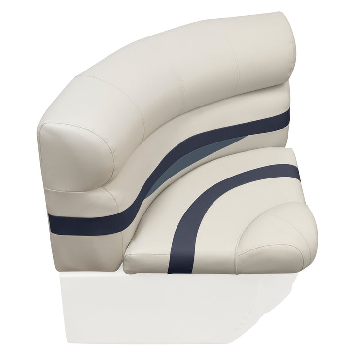 Wise BM11028-2 Premier Pontoon 28" Radius Corner Cushion Set Premier Cushion Sets Wise Pontoon