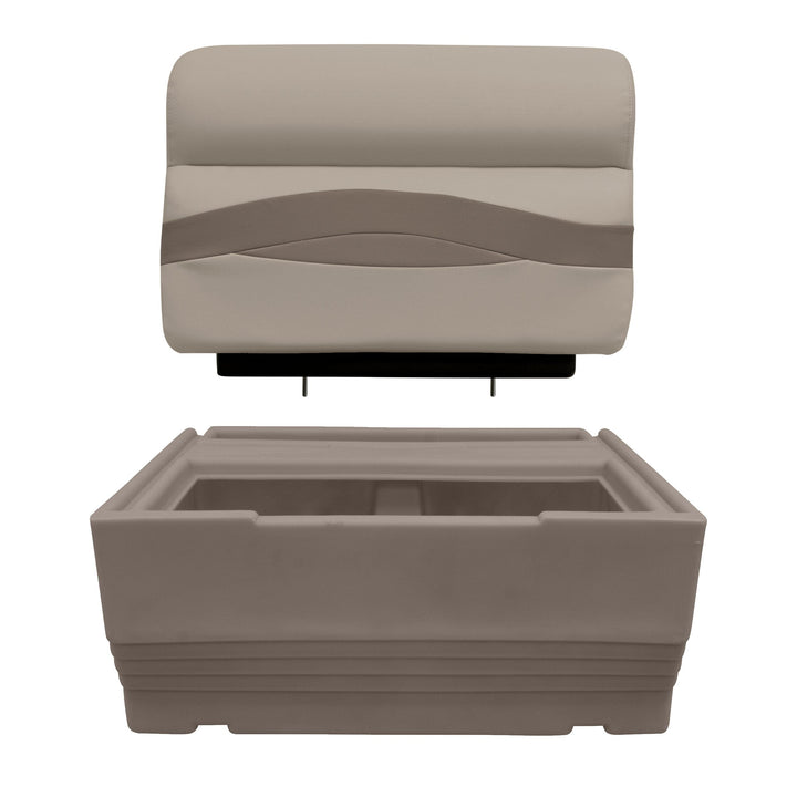 Wise BM1143-2 Premier Pontoon 27" Bench Cushion Set Premier Cushion Sets Wise Pontoon
