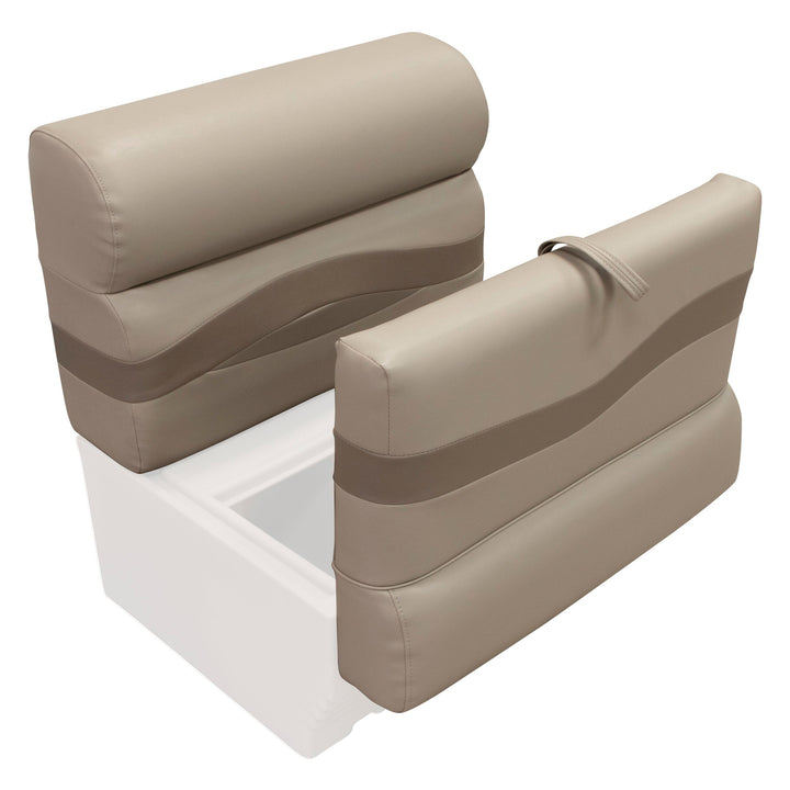 Wise BM1143-2 Premier Pontoon 27" Bench Cushion Set Premier Cushion Sets Wise Pontoon