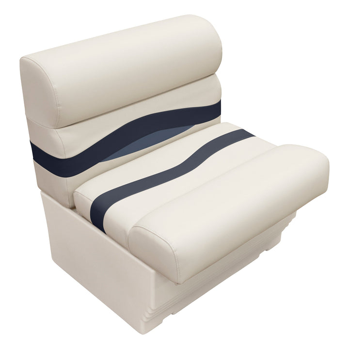 Wise BM1143 Premier Pontoon 27" Bench & Base Premier Pontoon WisePontoon Platinum • Spectra Navy • Cobalt
