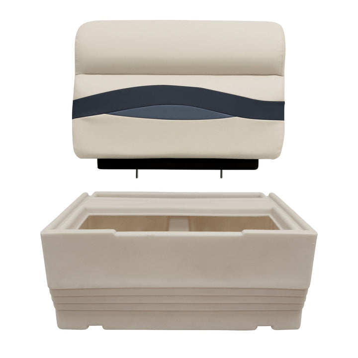 Wise BM1143-2 Premier Pontoon 27" Bench Cushion Set Premier Cushion Sets Wise Pontoon
