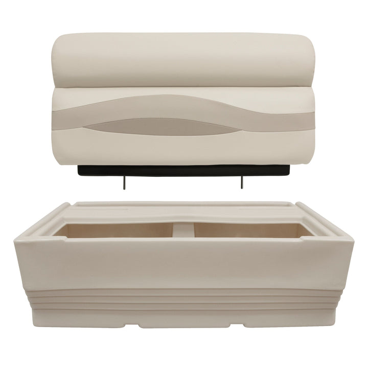 Wise BM1144-2 Premier Pontoon 36" Bench Cushion Set Premier Cushion Sets Wise Pontoon