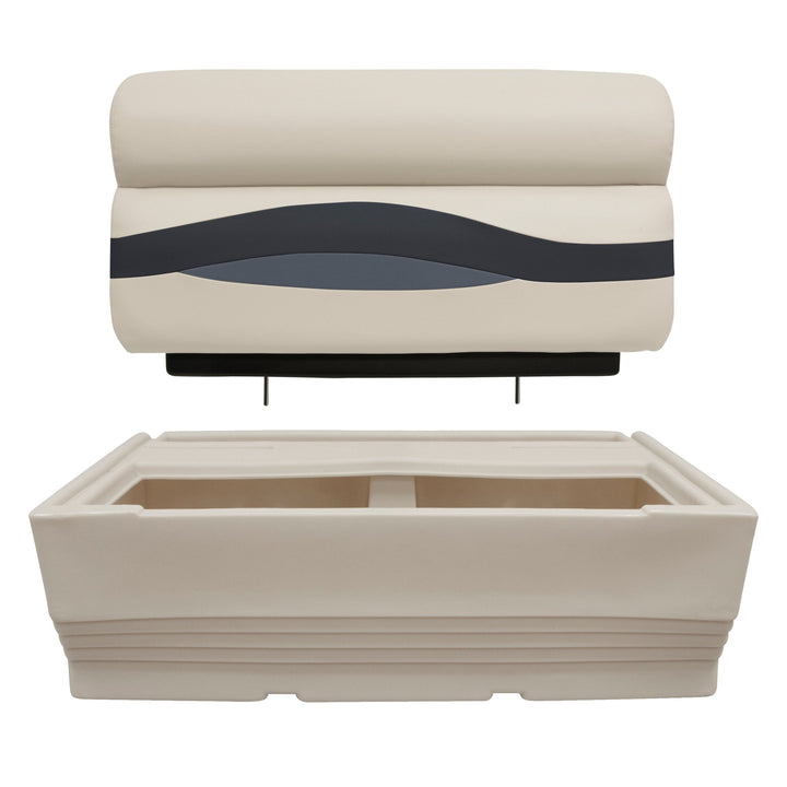 Wise BM1144-2 Premier Pontoon 36" Bench Cushion Set Premier Cushion Sets Wise Pontoon