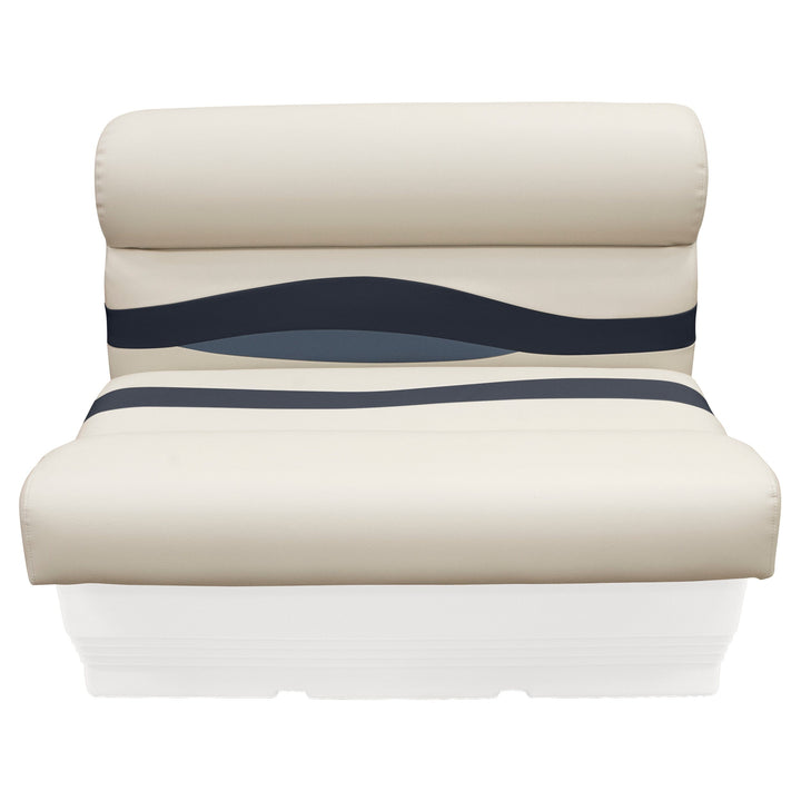 Wise BM1144-2 Premier Pontoon 36" Bench Cushion Set Premier Cushion Sets Wise Pontoon
