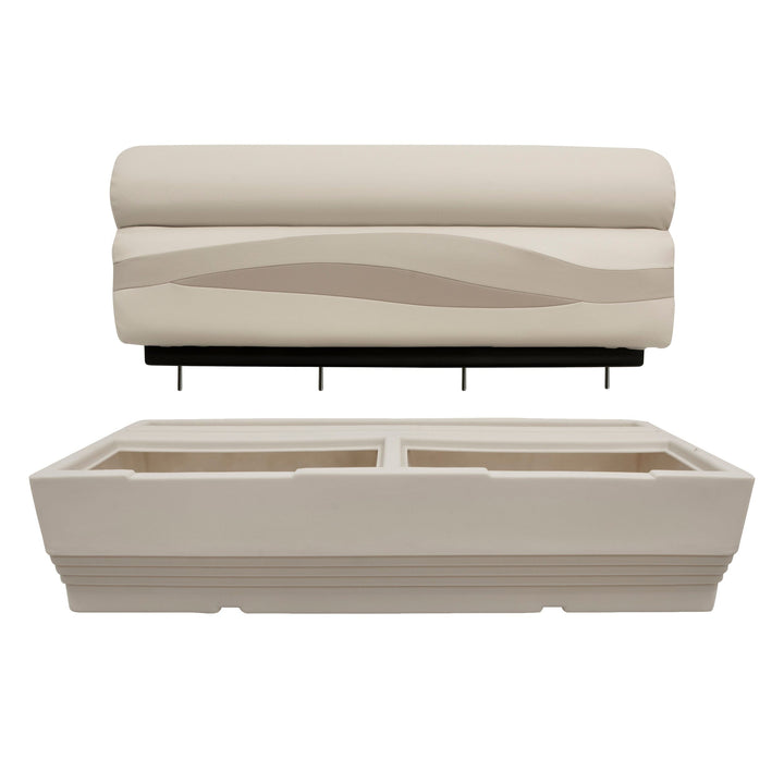 Wise BM1145-2 Premier Pontoon 50" Bench Cushion Set Premier Cushion Sets Wise Pontoon