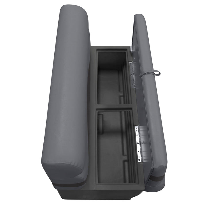 Wise Premier Pontoon 50" Bench - Cushion & Base Set | Dark Mode Dark Mode Boatseats