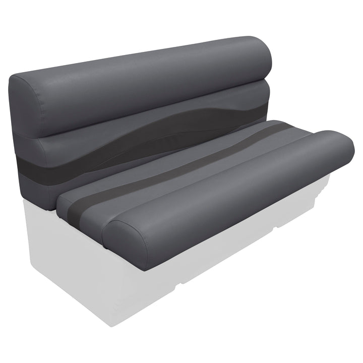 Wise BM1145 Premier Pontoon 50" Bench Cushion Set Premier Cushion Sets Boatseats Slate • Dark Neutral