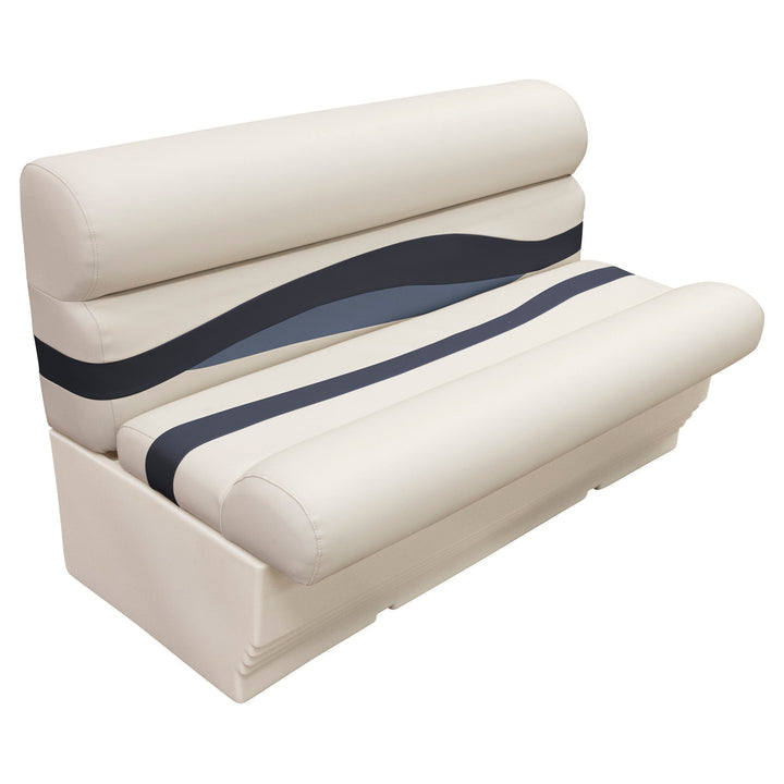 Wise BM1145 Premier Pontoon 50" Bench & Base Premier Pontoon WisePontoon Platinum • Spectra Navy • Cobalt