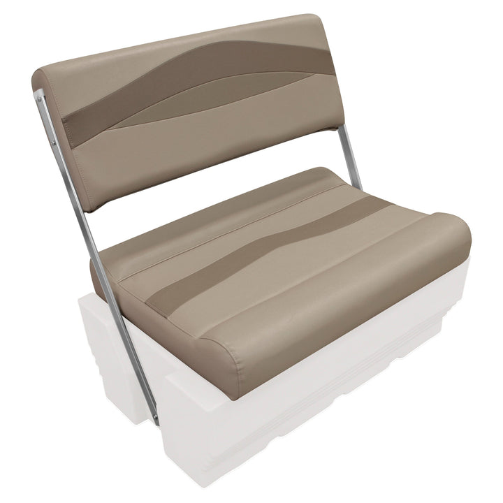 Wise BM1152-2 Premier Pontoon Flip Flop Cushion Set Premier Cushion Sets Wise Pontoon Mocha Java • Mushroom • Café