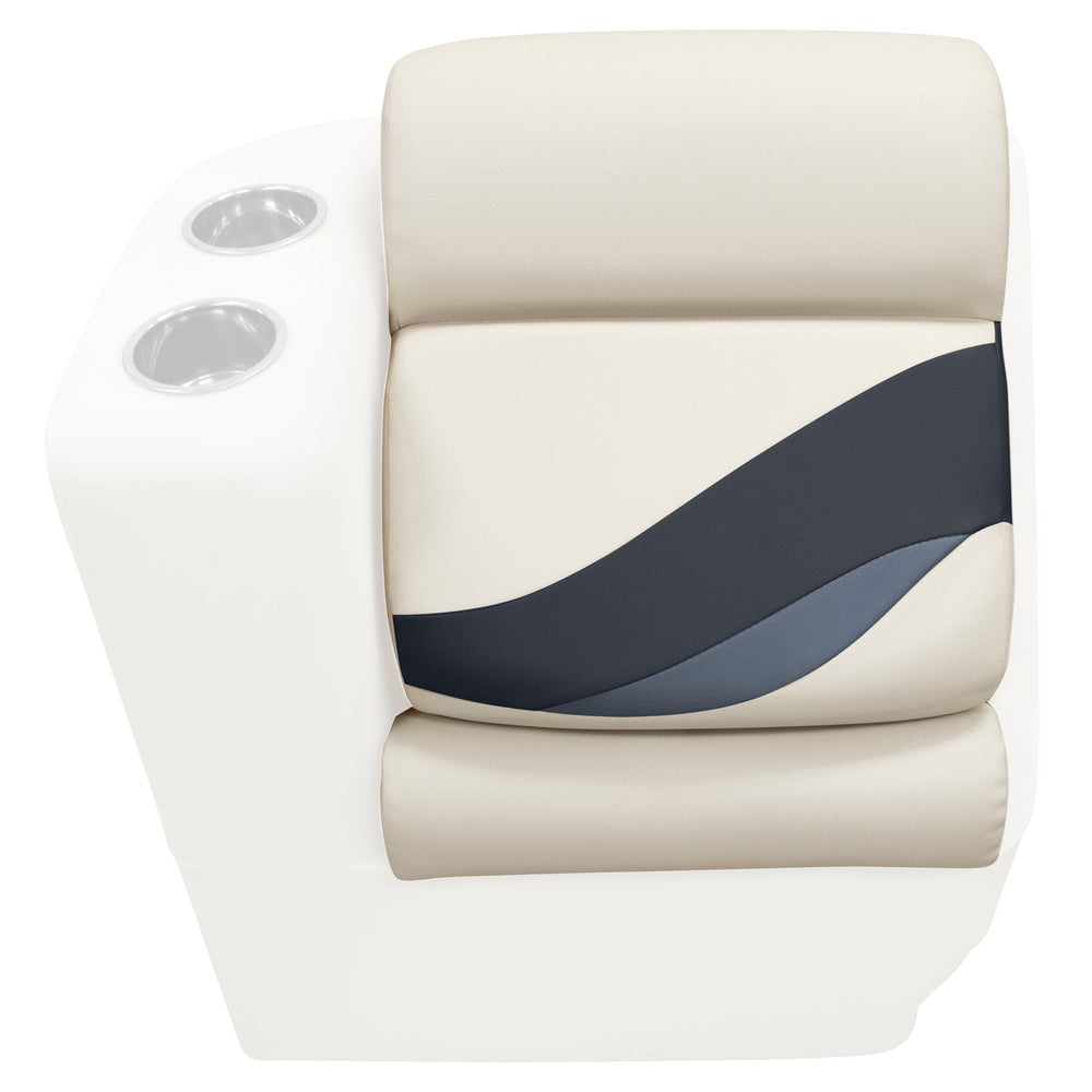 Wise BM13006L Premier Pontoon Lean Back Replacement Cushion - Left Premier Cushion Sets Wise Pontoon