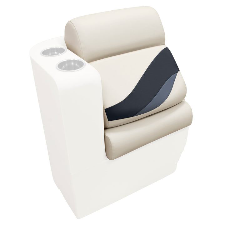 Wise BM13006L Premier Pontoon Lean Back Replacement Cushion - Left Premier Cushion Sets Wise Pontoon
