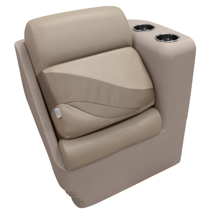 Wise BM13006R Premier Pontoon Lean Back Recliner - Right Premier Pontoon WisePontoon Mocha Java • Mushroom • Café