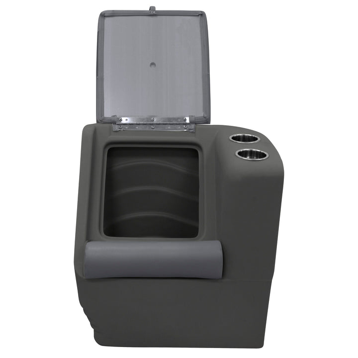 Wise BM13006R Premier Pontoon Lean Back Chaise - Right | Dark Mode Premier Pontoon Boatseats