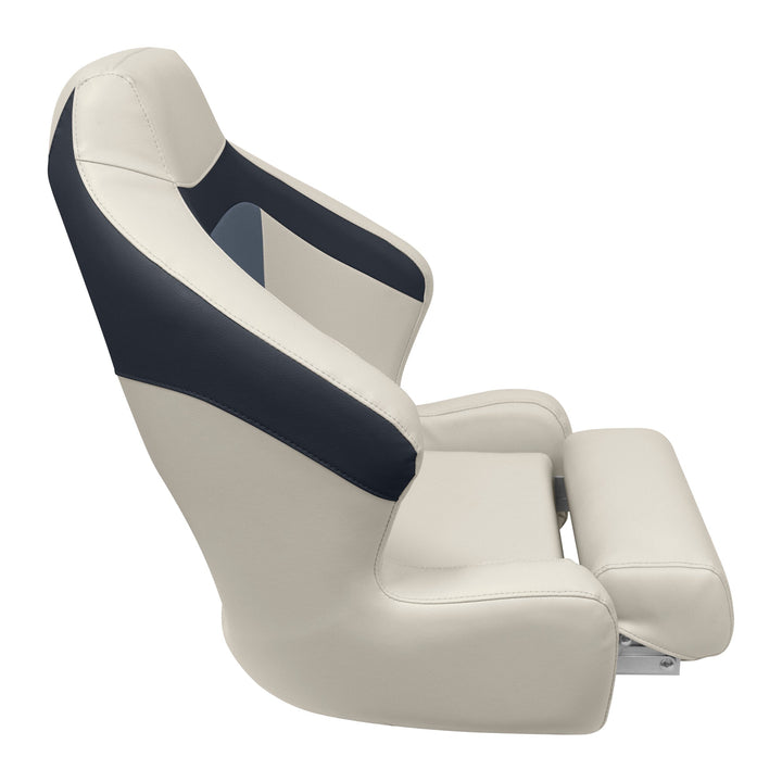Wise BM3338 Premier Pontoon XL Bucket Seat w/ Flip Up Bolster Premier Pontoon WisePontoon