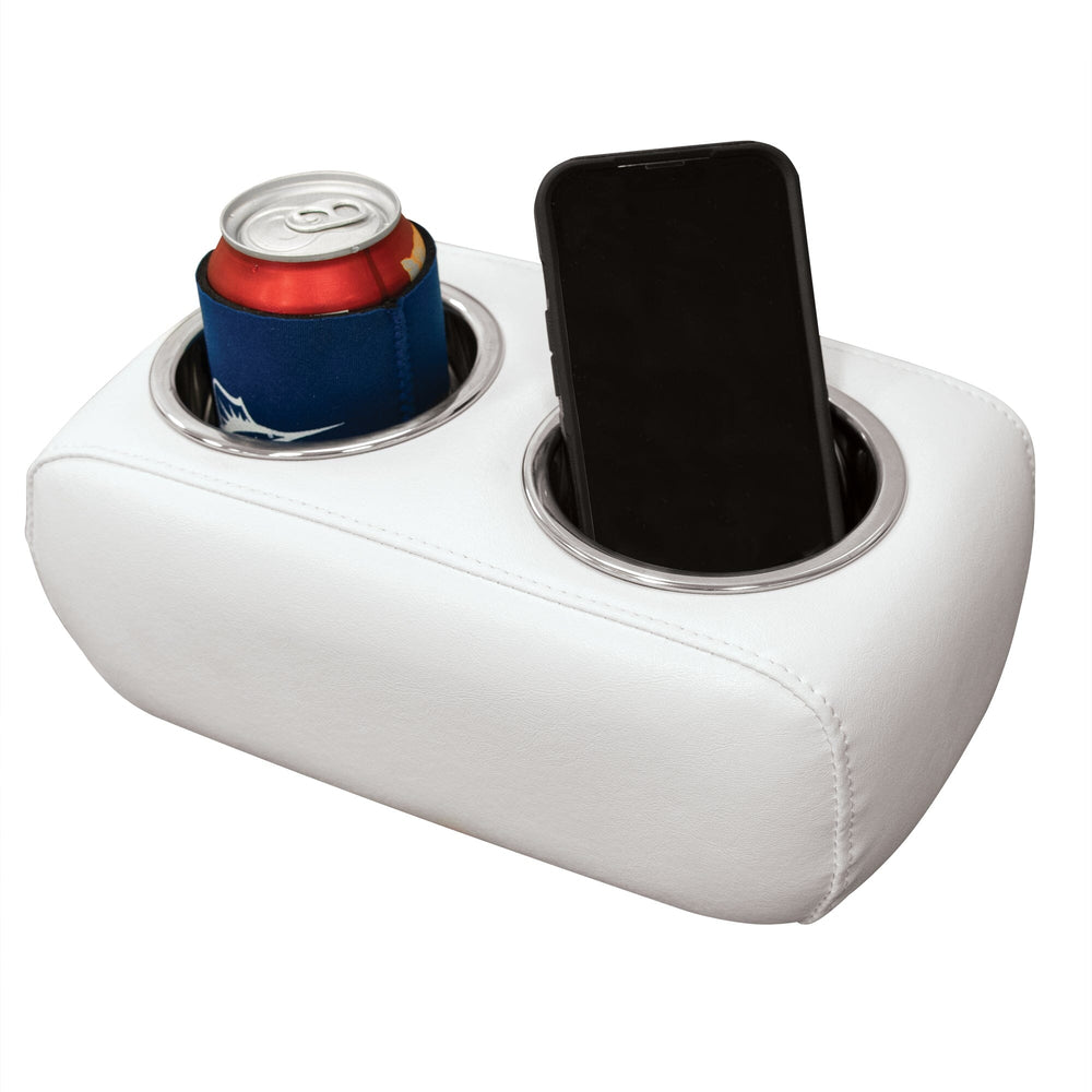 Wise 3059 Portable Stainless Double Drink Holder for Pontoon Furniture Pontoon Accessory Wise Marine